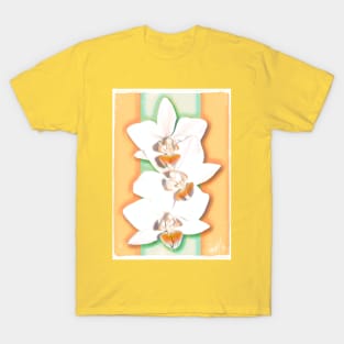 Abstract Floral Design T-Shirt